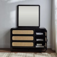 تسريحة 3 ادراج مع مرآه