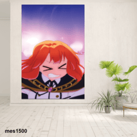 لوحة جدارية مطبوعة على لوح اكريلك من انمي Wistoria...