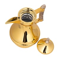 دلة حرارية ستيل بمقبض رخامي من السيف - سعة 0.35 لت...