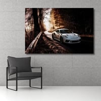 لوحة جدارية فنية مطبوعة - سيارة سبورت