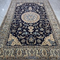 سجاد ايراني تبس نائين- صناعة و نسيج يدوي | مقاس: 2...