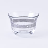 طقم فناجين قهوة عربية زجاجية بزخرفة بلاتينية عصرية...