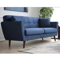 كنبة مقعدين تصميم مودرن - لون ازرق