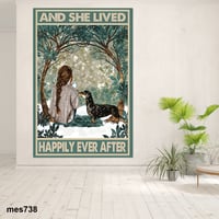 لوحة جدارية مطبوعة على لوح اكريلك - امرأة