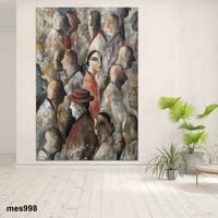 لوحة جدارية مطبوعة فنية وديكور - فن تشكيلي