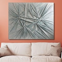 لوحة جدارية فنية مطبوعة - خيوط متداخله