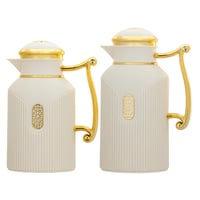 طقم ترمس حراري للقهوة والشاي من السيف -سعة 0.7 و 1...