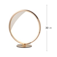 اضاءة ستاند ابجورة دائرية مودرن تصميم عصري - لون ذ...