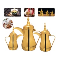 طقم دلة رسلان طقم دلة قهوة عربية ستيل جودة عالية -...