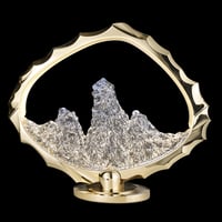 اضاءة ستاند ابجورة مودرن تصميم عصري - لون ذهبي