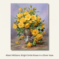 لوحة جدارية كلاسيكية مطبوعة ومغلفة بالزجاج - الفنا...