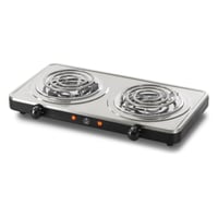 موقد كهربائي ستيل بشعلتين مع مؤشر ضوئي من السيف -...