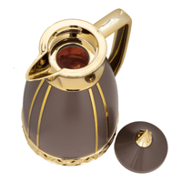 طقم ترمس حراري للقهوة والشاي من السيف - سعة 1 لتر...