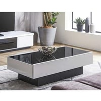 طاولة وسط رمادي فاتح واسود - مقاس 120 * 70 * 45