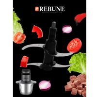 فرامة خضار ولحوم ستيل من ريبون - سعة 3 لتر - 500 و...