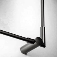 اضاءة جدارية جونيبر شكل مربع لون اسود - 24 واط- مق...