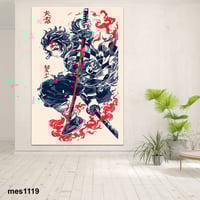 لوحة جدارية مطبوعة على لوح اكريلك من انمي قاتل الش...