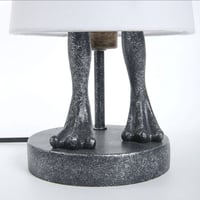 اضاءة ستاند أباجورة ضفدع رمادي متكتف