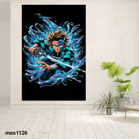 لوحة جدارية مطبوعة على لوح اكريلك من انمي قاتل الش...