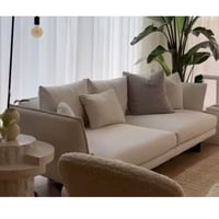 كنب مقعدين مودرن - لون ابيض