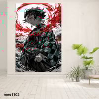 لوحة جدارية مطبوعة على لوح اكريلك من انمي قاتل الش...