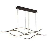 إنارة سقف معلقة مزوج أمواج مودرن باللون الأسود 88...