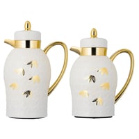 طقم ترمس حراري للقهوة والشاي من السيف - سعة 0.7 و...