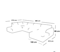 كنب مودرن شكل حرف ال للصاله اللون - بيج