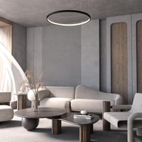 اضاءة سقف معلقة - ثريا معلقة ليد تصميم دائري - متو...