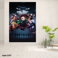 لوحة جدارية مطبوعة على لوح اكريلك من انمي قاتل الش...