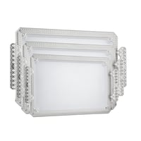 طقم صواني تقديم مستطيلة من السيف - 3 قطع- متوفرة ب...