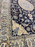 سجاد ايراني تبس نائين- صناعة و نسيج يدوي | مقاس: 2...