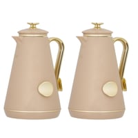 طقم ترمس حراري للقهوة والشاي من السيف - سعة 1 لتر...