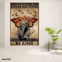 لوحة جدارية مطبوعة على لوح خشب MDF - فيل