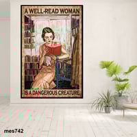 لوحة جدارية مطبوعة على لوح اكريلك - امرأة