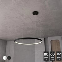 اضاءة سقف معلقة - ثريا معلقة ليد تصميم دائري - متو...