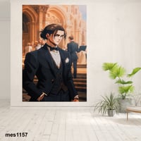 لوحة جدارية مطبوعة على لوح اكريلك من انمي هجوم الع...