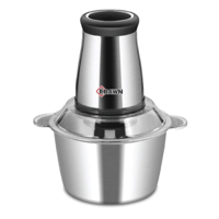 مفرمة كهربائية ستيل من كراون 200 واط - سعة 2 لتر