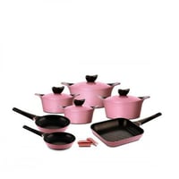 نيوفلام ايني جرانيت إيكولون طقم أواني طبخ كوري 11...