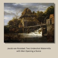 لوحة جدارية كلاسيكية مطبوعة ومغلفة بالزجاج - الفنا...