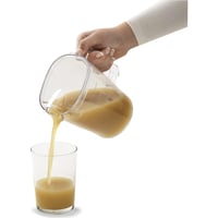 عصارة فواكة مع ابريق عصير شفاف مضاد للتقطير من كين...