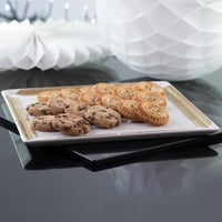 صحن وصينية تقديم بورسلان مربع بزخرفة ذهبية مستوحاة...