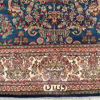 سجادة كشميري مصنوع من الحرير الطبيعي | مقاس: 1.8x1...