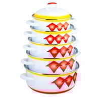 السيف طقم اواني و قدور الطبخ بالفرن, 10 قطع - 7641...