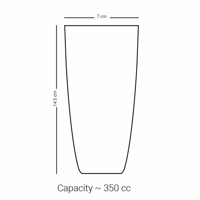 طقم كاسات زجاجية اخضر مذهب بتصميم عصري