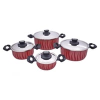 طقم قدور الطبخ السيف تمبو فلام - 8 قطع