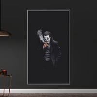 الجوكر في لوحة جدارية كانفس