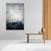 لوحة جدارية تشكيلية - البحر تجريدي - مطبوعة على لو...