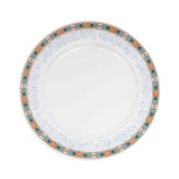 طقم صحون بورسلان مذهبة فاخرة بزخرفة عريقة من الخط...