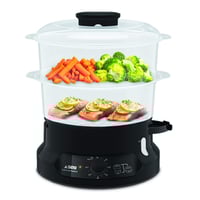 طباخة بالبخار من تيفال - سعة 6 لتر - لون اسود